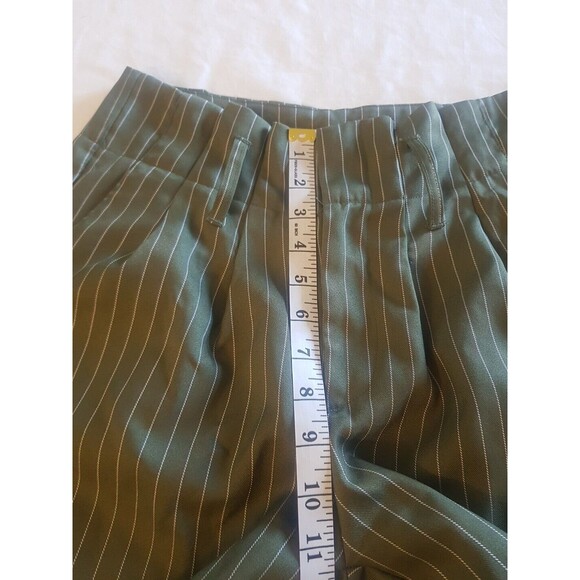 Indigo Rein Womens Pants Sz 5 Striped High Waist Preppy Cropped Indie Sleaze - Picture 12 of 14